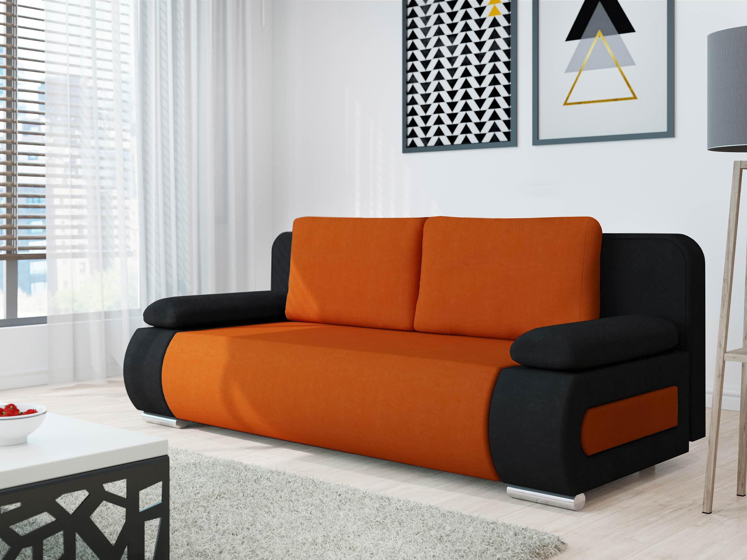 SCHLAFSOFA Emma - Braun, Holz/Kunststoff (200/77/92cm) - MIRJAN24