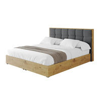 POLSTERBETT mit Bettkasten und Lattenrost, Bett mit Matratze H3/H4 - ENZO2 200x200 Dunkelgrau - Anthrazit, Holzwerkstoff/Textil (200/200cm) - ALTDECOR