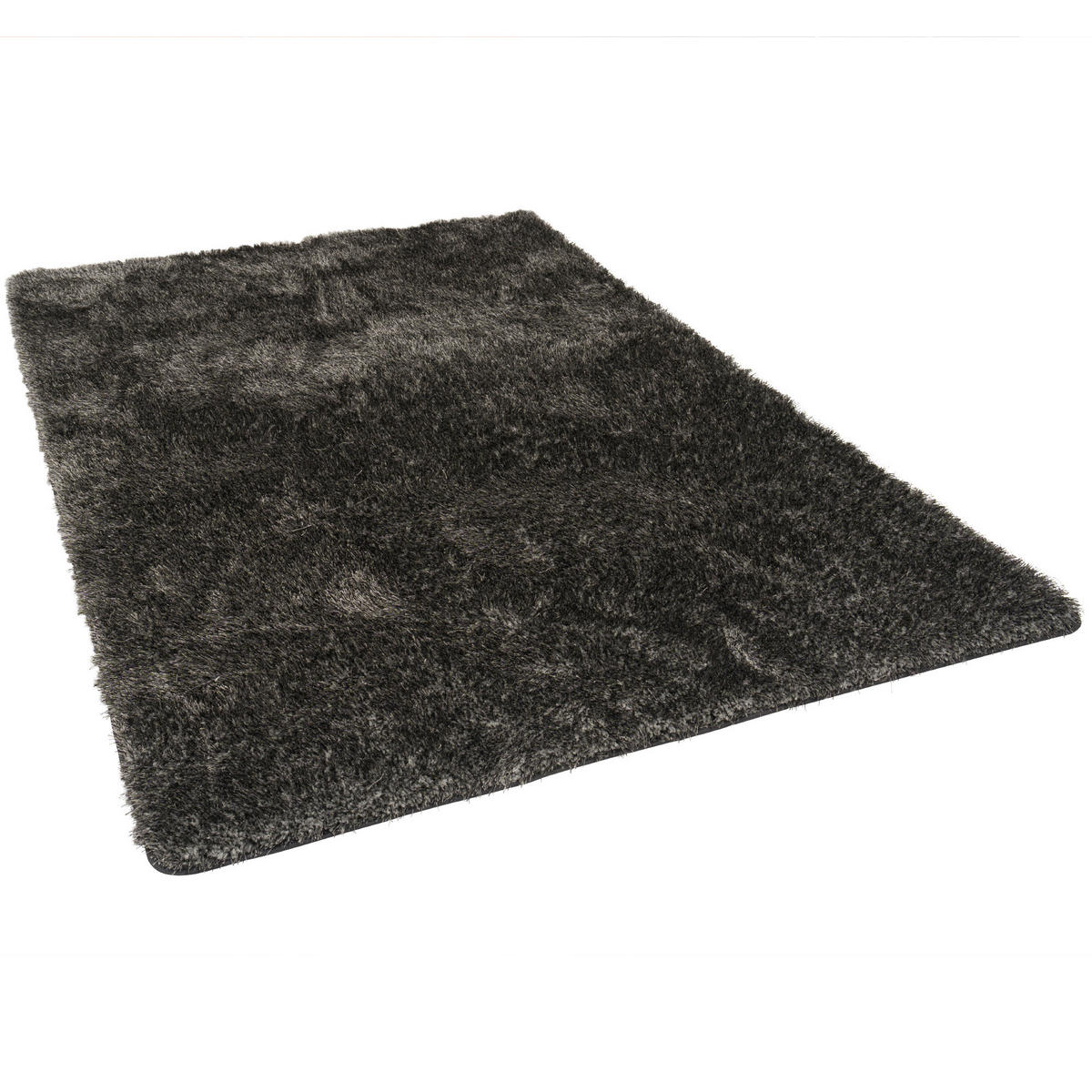 HOCHFLOR SHAGGY TEPPICH LUXUS EMOTION MIX - Anthrazit, Textil (160/160cm) - Snapstyle