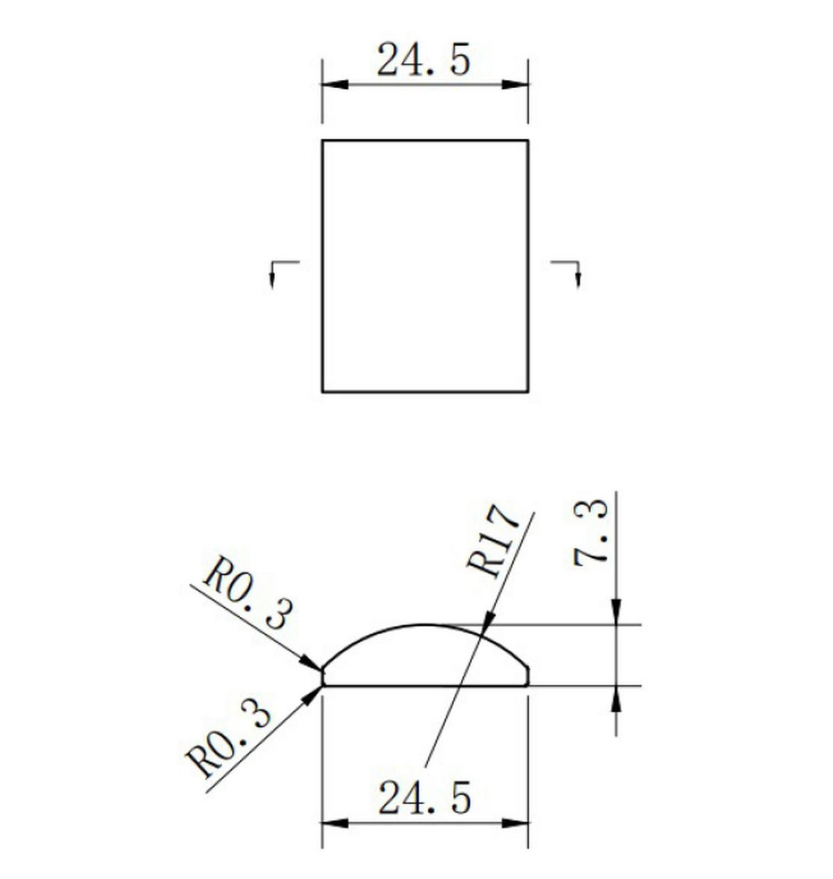 MÖBELGRIFF BA 160mm Küchengriff modern Türgriff grau Schrankgriff - Grau, Metall (2.5/3/16.7cm)