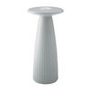 AKKULEUCHTE Nuflair Nebelgrau - Hellgrau, Metall (4.25/4.25/24cm) - Sigor