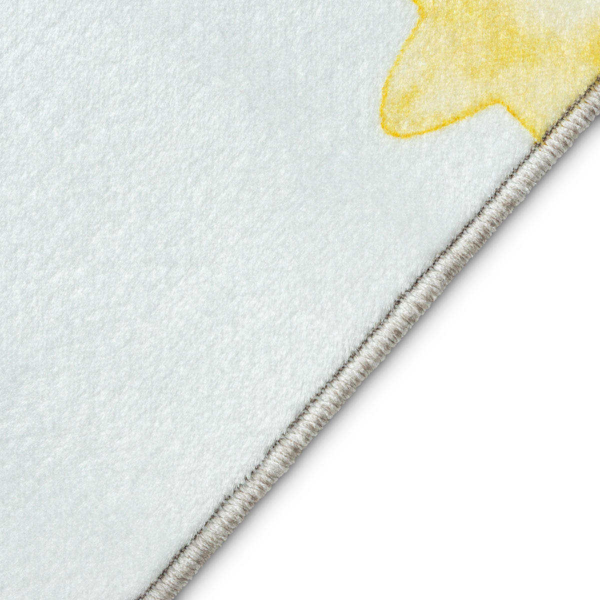 KINDERTEPPICH KIDS Creme Mond 140/200 cm - Creme, Textil (140/200cm) - Tapiso
