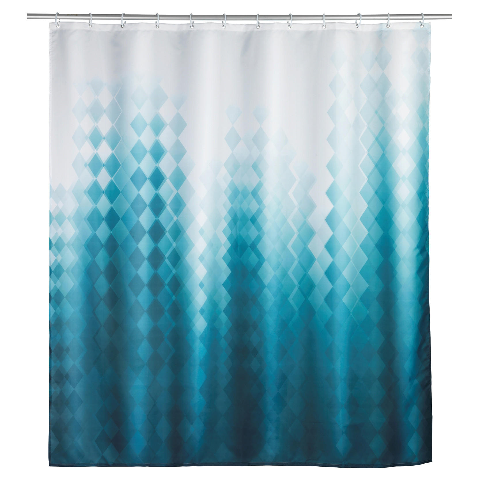 DUSCHVORHANG Kunststoff Tullin 200/180 cm - Multicolor, Textil (180/200cm) - Wenko