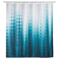 DUSCHVORHANG Kunststoff Tullin 200/180 cm - Multicolor, Textil (180/200cm) - Wenko