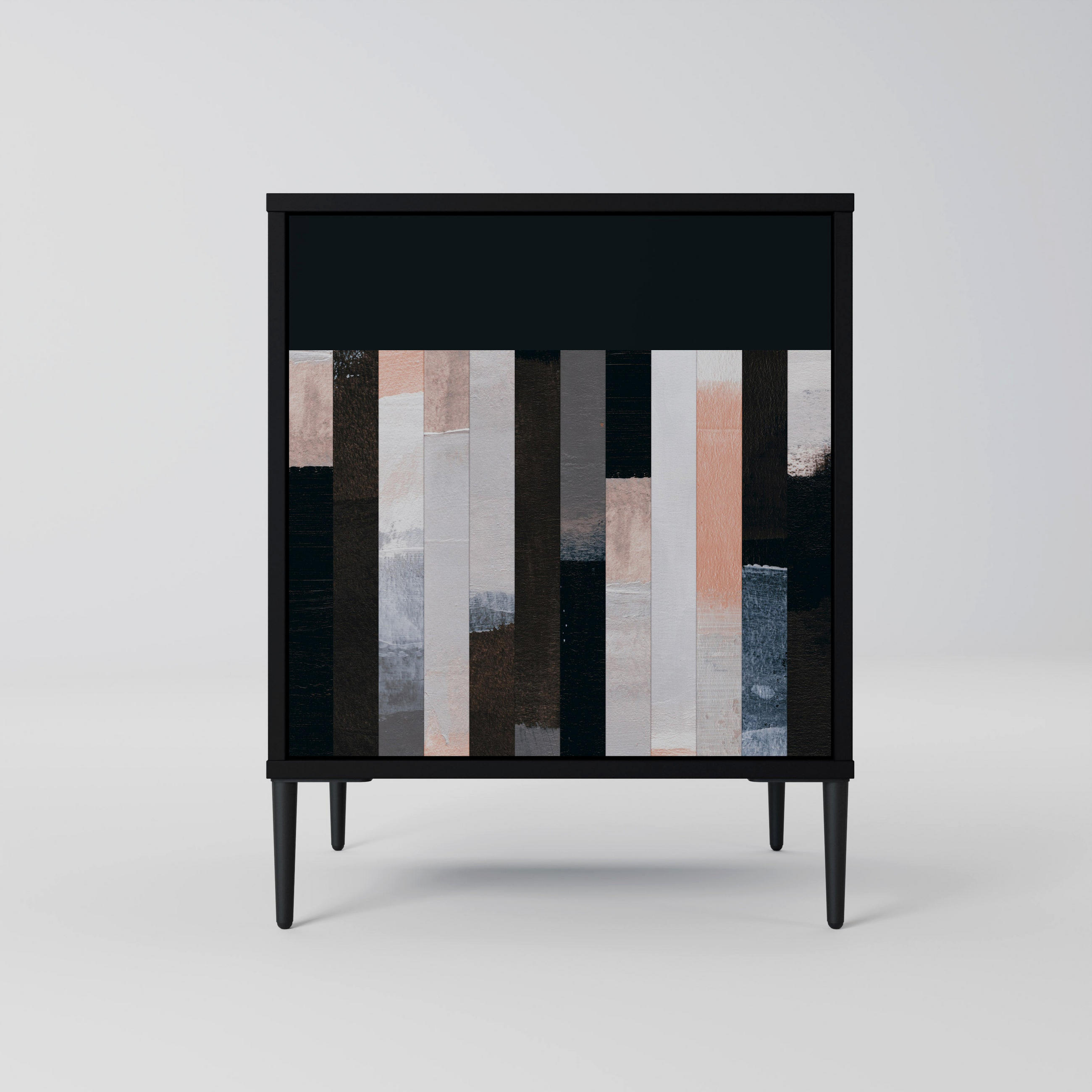 SpaceRebels Sideboard Schwarz 57.5x72.5x42 cm