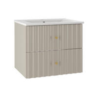 WASCHTISCH 60cm Izae Kaschmir - Beige, Holzwerkstoff (60/50/45.8cm) - Petits-meubles