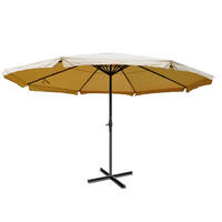 SONNENSCHIRM PRO Cremeweiß - Weiß, Textil (500/500cm) - MCW