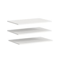 EINLEGEBODENSET weiß 77/33/2 cm - Weiß, Holzwerkstoff (77/2/33cm) - Xonox