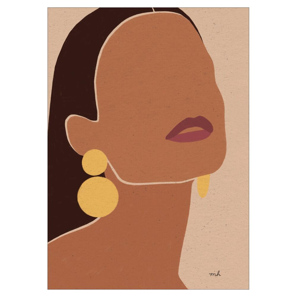 Poster&Frame Poster Braun 50x70x0.1 cm