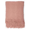 DECKE Loop rosa 130/170 cm - Rosa, Textil (130/170cm) - Homla