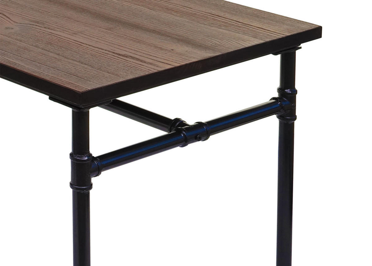ESSTISCH H10B rechteck Braun - Braun, Metall (70/120/75cm) - MCW