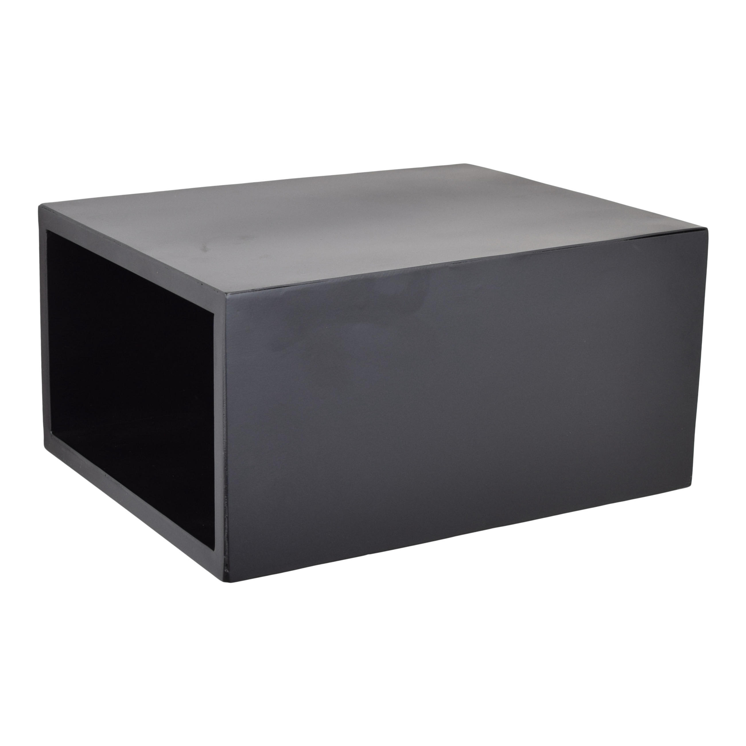 NACHTTISCH Star Schwarz - Schwarz, Metall (30/16/26cm) - LOFT42