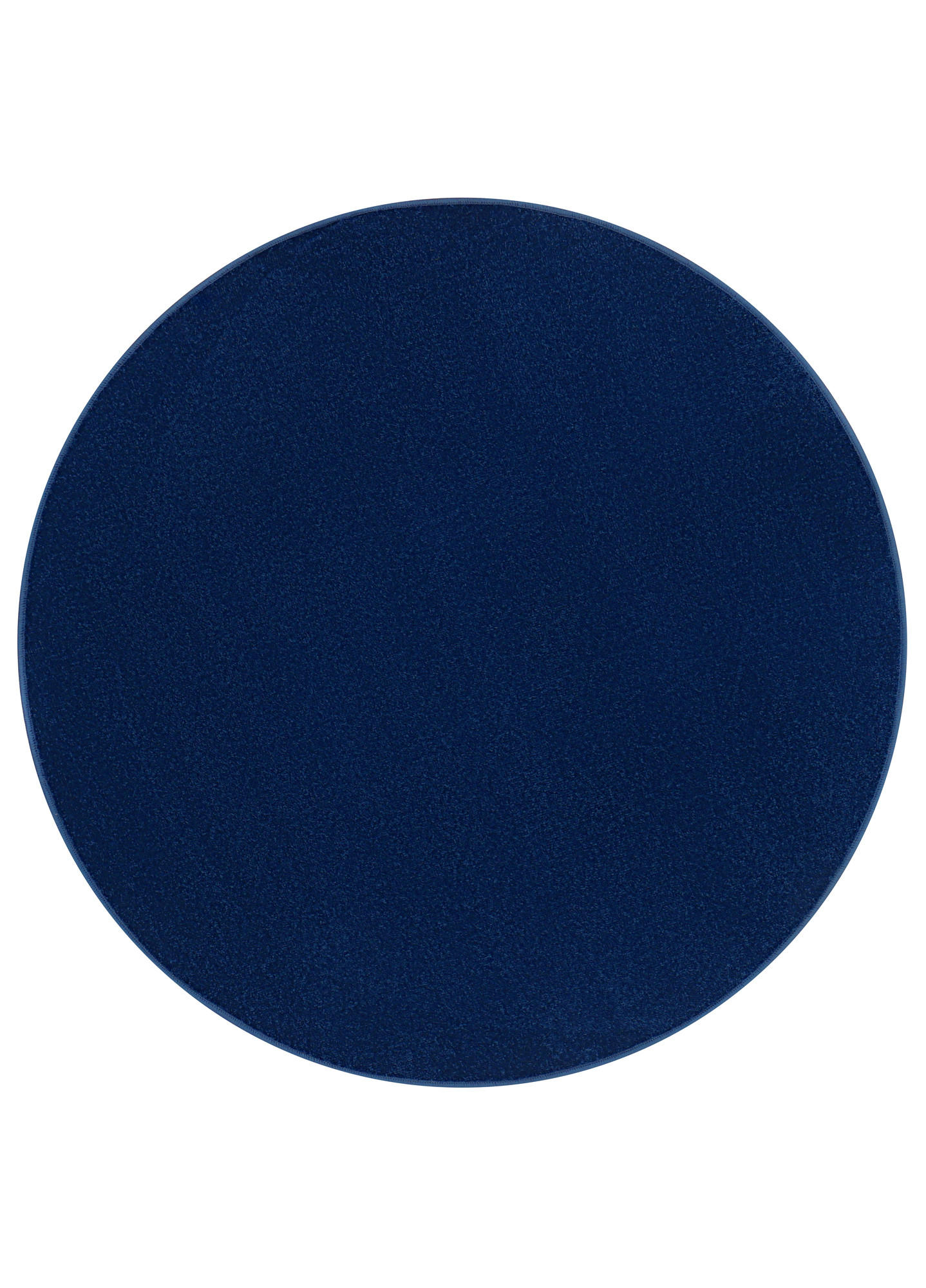 TEPPICH MONO Rund Outdoor Dunkelblau 160/160 cm - Dunkelblau, Textil (160/160cm) - Tapiso
