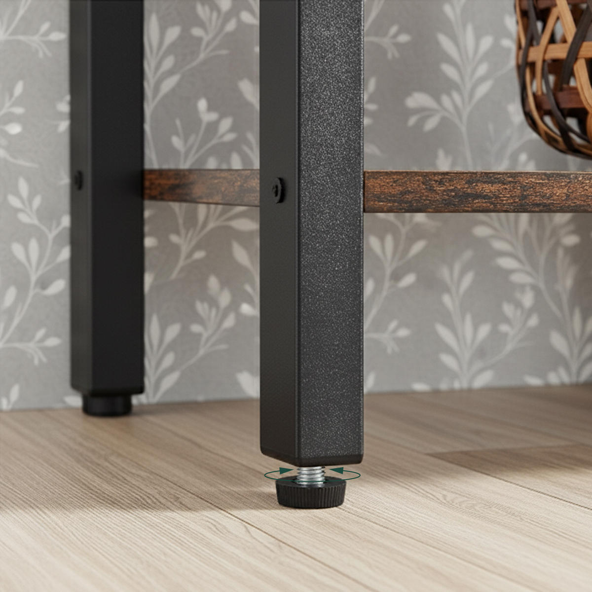 BÜCHEREGAL - Braun, Holzwerkstoff/Metall (158/166/24cm) - Relaxdays