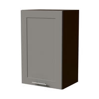 HÄNGESCHRANK Oslo W2/45 Lava / Dust Grey Matt 45 / 32,5 / 72cm - Dunkelgrau/Grau, Holz/Holzwerkstoff (45/72/32.5cm) - Feldmann-Wohnen