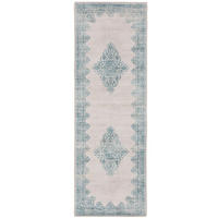 LÄUFER Laury Türkis 80x240 cm - Türkis, Textil (80/240cm) - benuta Pop