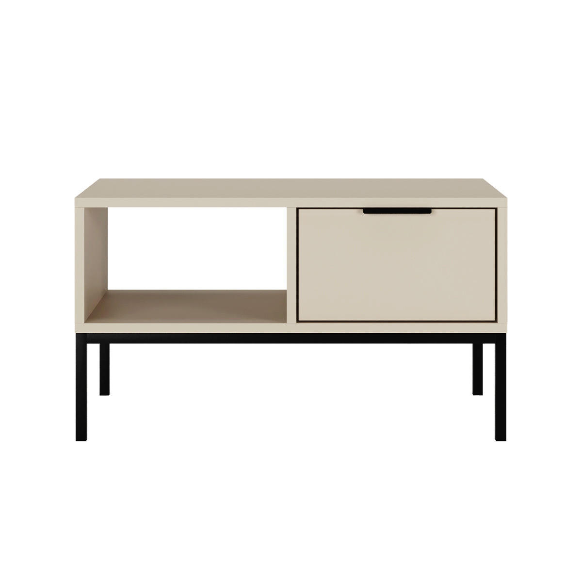 KLUBSKA MIZICA Seattle Kašmir - bež, leseni material (60/80/45.4cm) - Petits-meubles