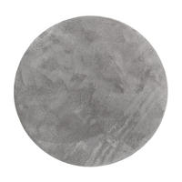HOCHFLORTEPPICH 100/100 cm Soft 380 - Anthrazit, Textil (100/100cm) - Paco Home