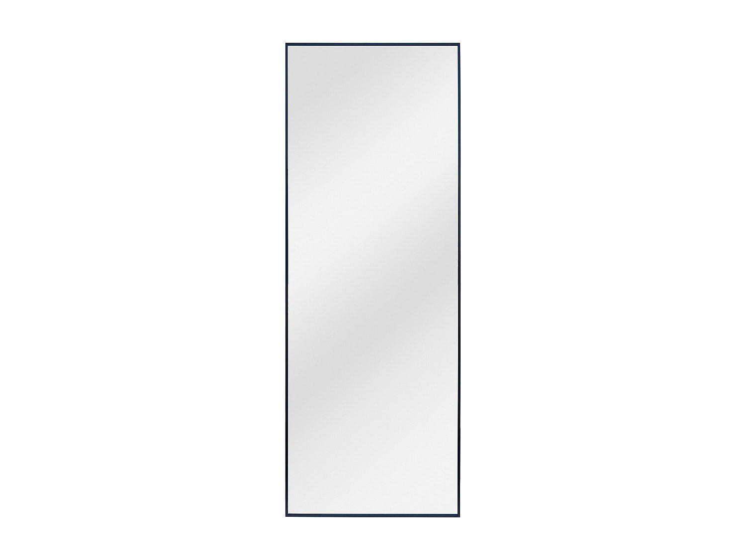 WANDSPIEGEL - 70 cm x 3 cm - metall - schwarz Myra - Schwarz, Metall (70/200/3cm) - Vente-Unique