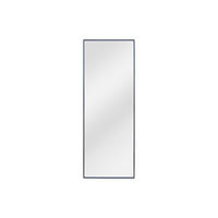 WANDSPIEGEL - 70 cm x 3 cm - metall - schwarz Myra - Schwarz, Metall (70/200/3cm) - Vente-Unique