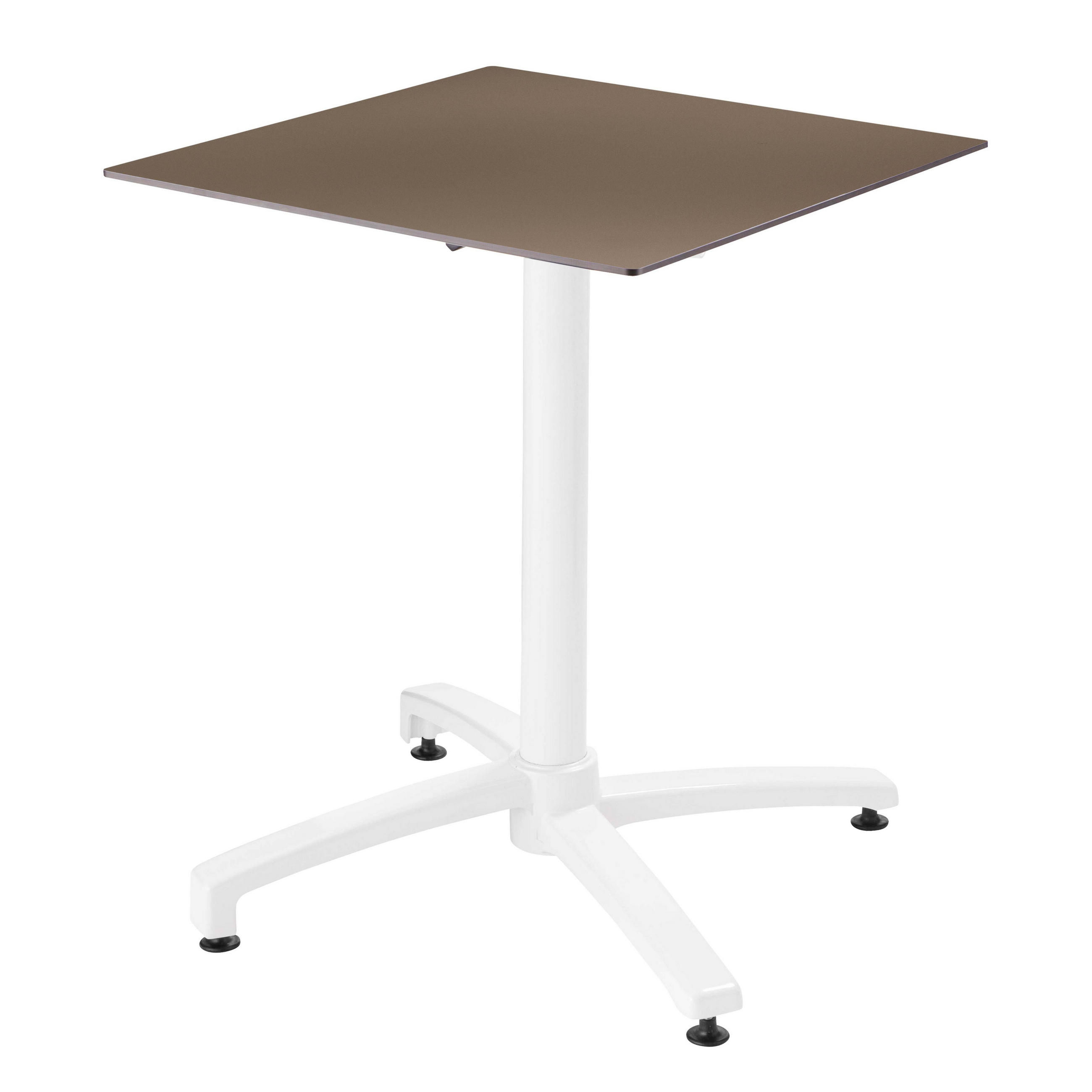 GARTENSET 5-tlg., Taupe und Grau - Grau, Metall - Oviala