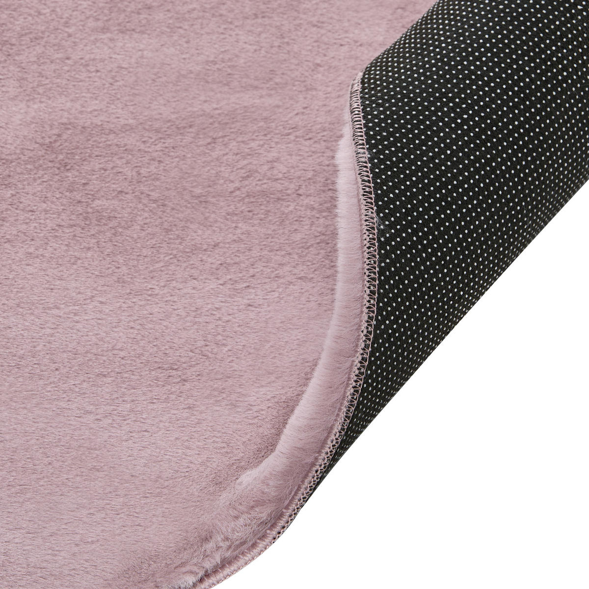 TEPPICH Hellviolett 160 cm Vantira - Violett, Kunststoff (160/160cm) - Beliani