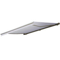 KASSETTEN-MARKISE MIT VOLANT Cremeweiß - Weiß, Textil (450/23/300cm) - MCW