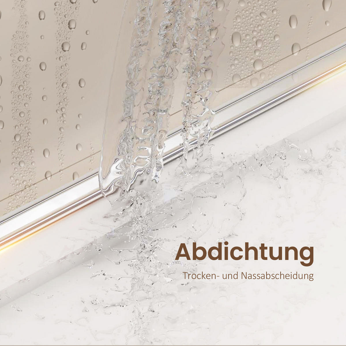 DUSCHKABINE für Nische Drehfalttür Profil Chrom Klarglas 75/195 cm - Chromfarben, Glas (75/195cm) - EMKE