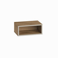 NACHTTISCH Brik Naturel Eiche Sandstein 30/18/45cm - Naturfarben, Holzwerkstoff (45/18/30cm) - Decortie