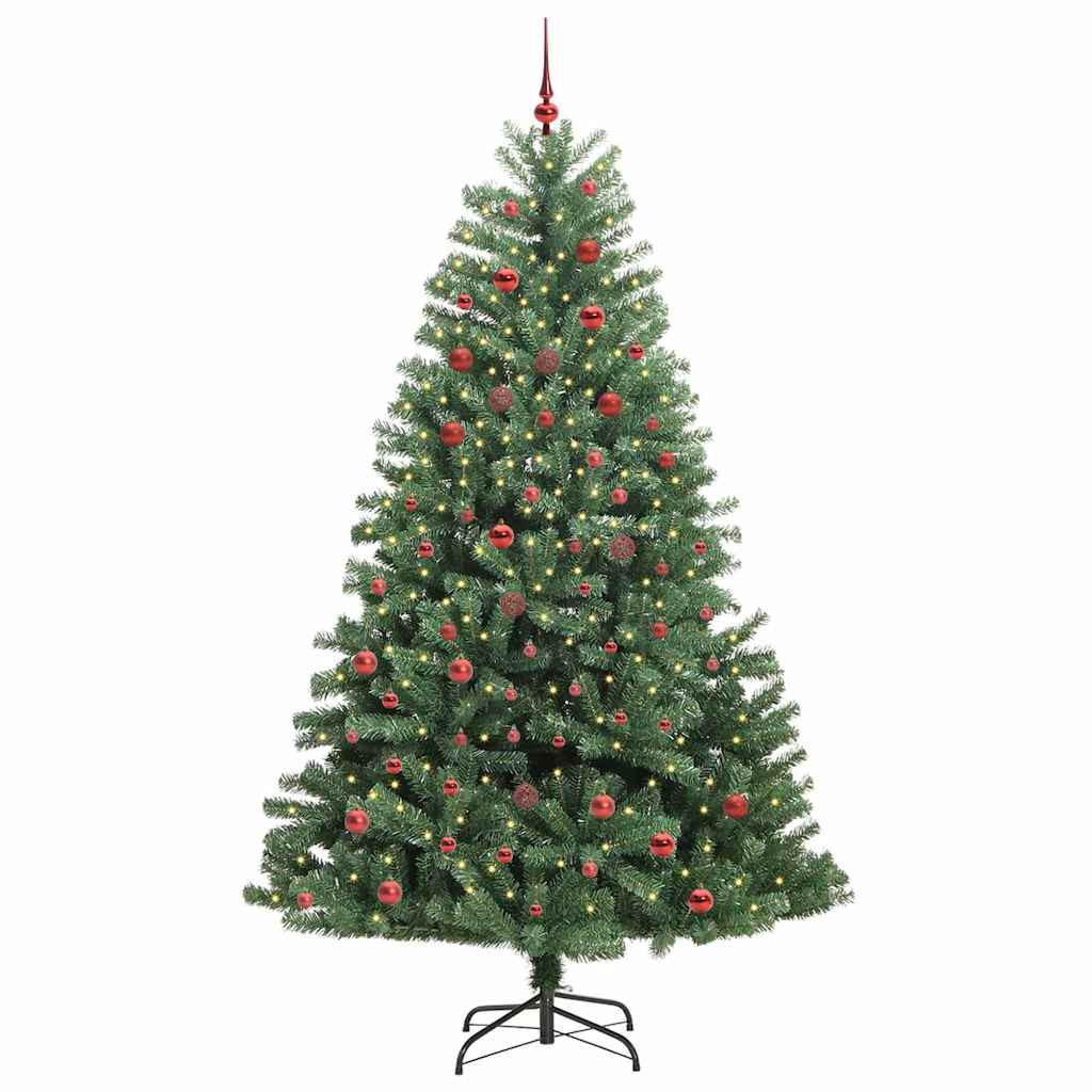 vidaXL Weihnachtsbaum Grün 210 cm