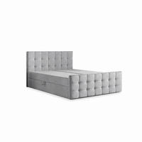 POLSTERBETT Coriano Grau 180x200 cm - Grau, Textil (180/200cm) - B&B Home