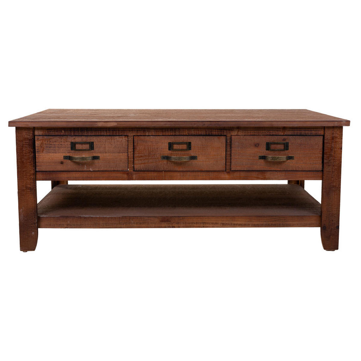 COUCHTISCH aus holz 120x66x48 cm braun - Braun, Holz (66/120/48cm) - Wanderlust