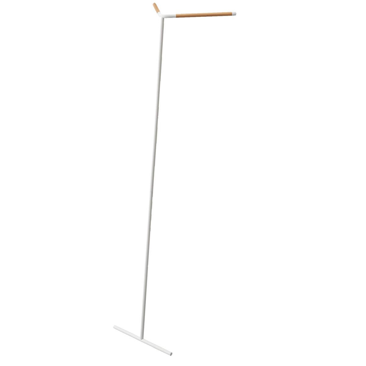 GARDEROBENSTÄNDER Tower weiß 160 cm zum Anlehnen in die Ecke - Weiß, Holz/Metall (54/160/48cm) - Yamazaki