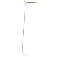 GARDEROBENSTÄNDER Tower weiß 160 cm zum Anlehnen in die Ecke - Weiß, Holz/Metall (54/160/48cm) - Yamazaki