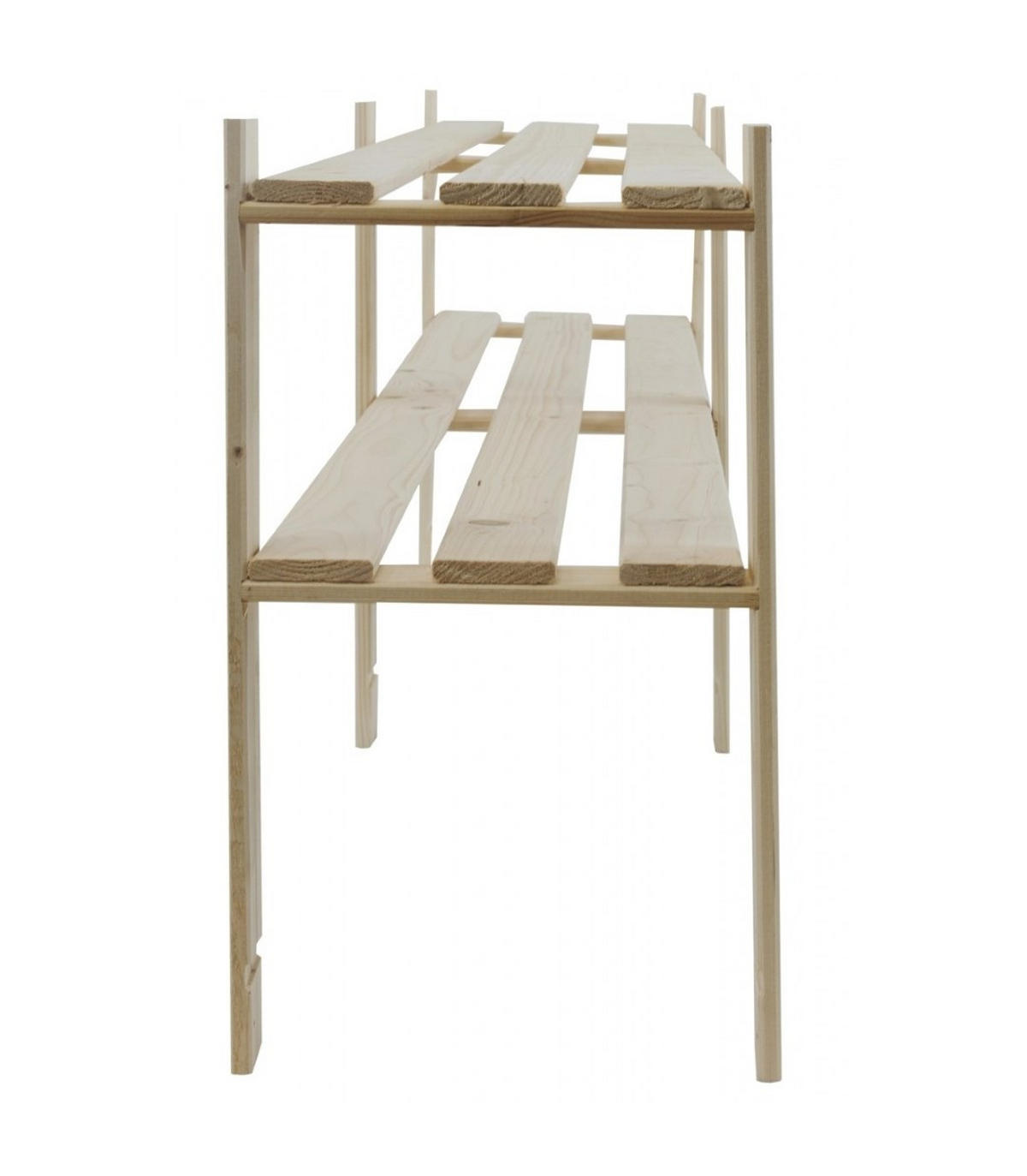 HOLZREGAL PINEPEAK 50x170x28cm 2 Fachboden 1,2cm dickes Kiefernholz Natur - Naturfarben, Holz (170/50/28cm) - PROREGAL
