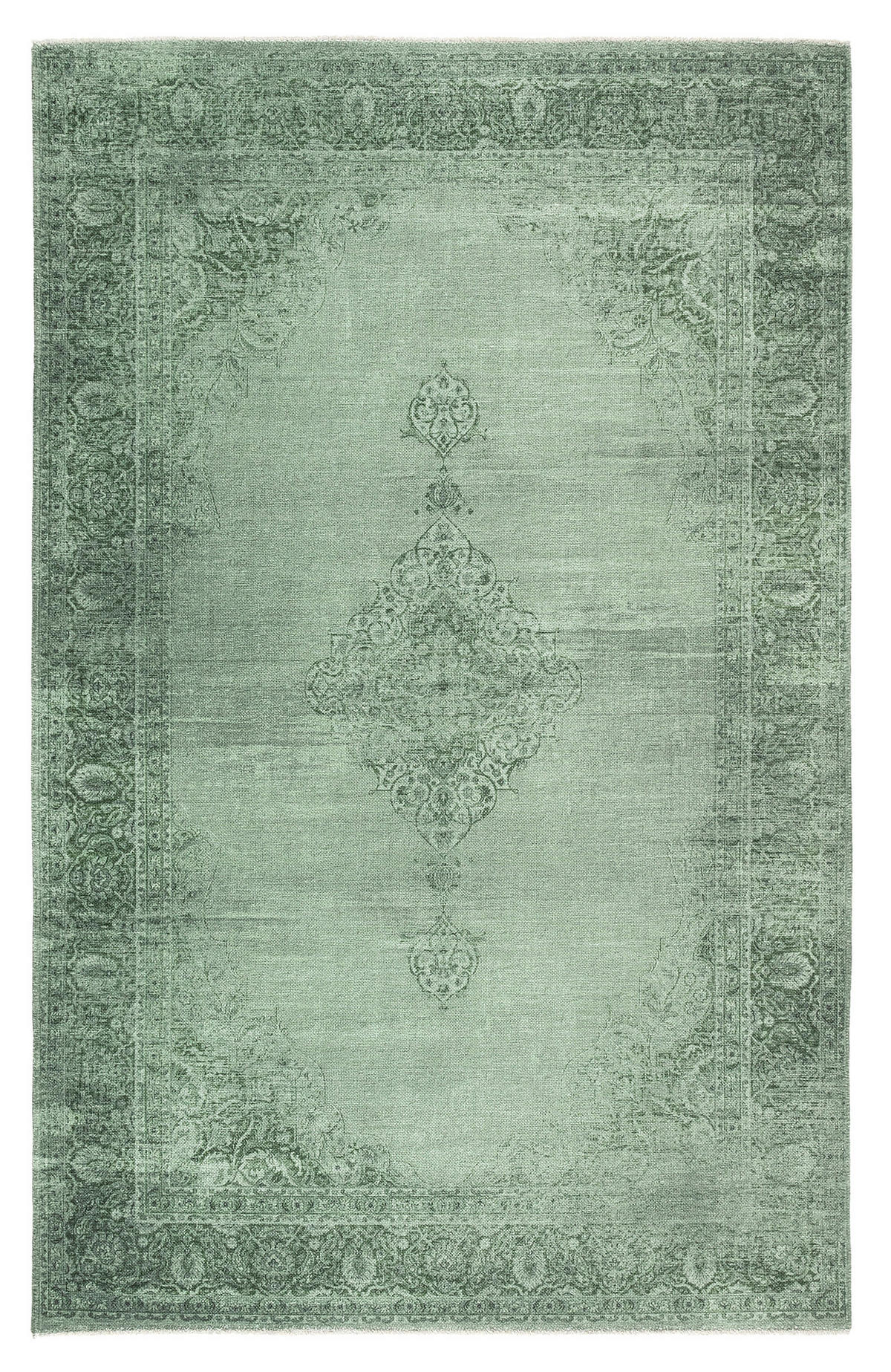 VINTAGE-TEPPICH Grün 230X320cm - Grün, Textil (230/320cm) - Tesso Living