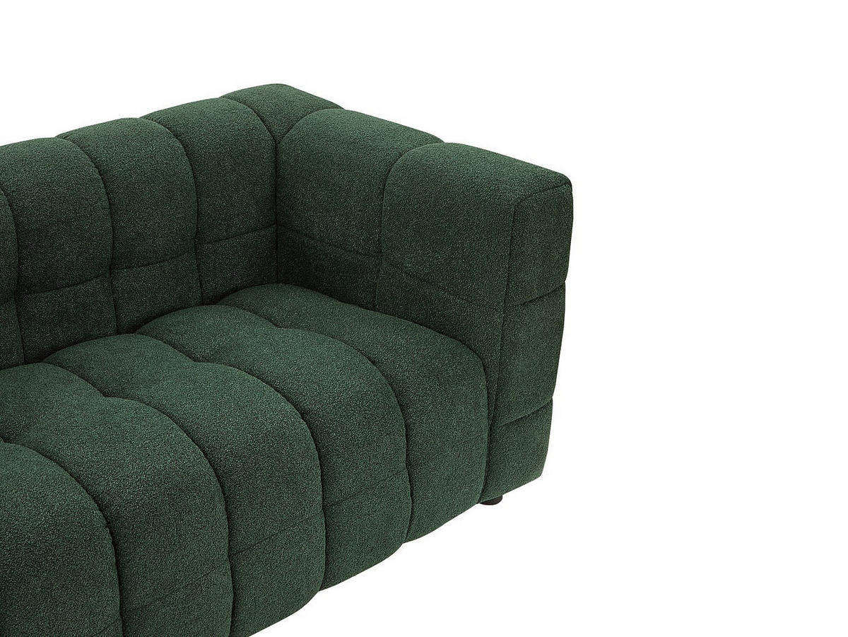 SOFA - 2 Personen - stoff - grün Lerici - Grün, Holz/Textil (189/72/89cm) - Vente-Unique