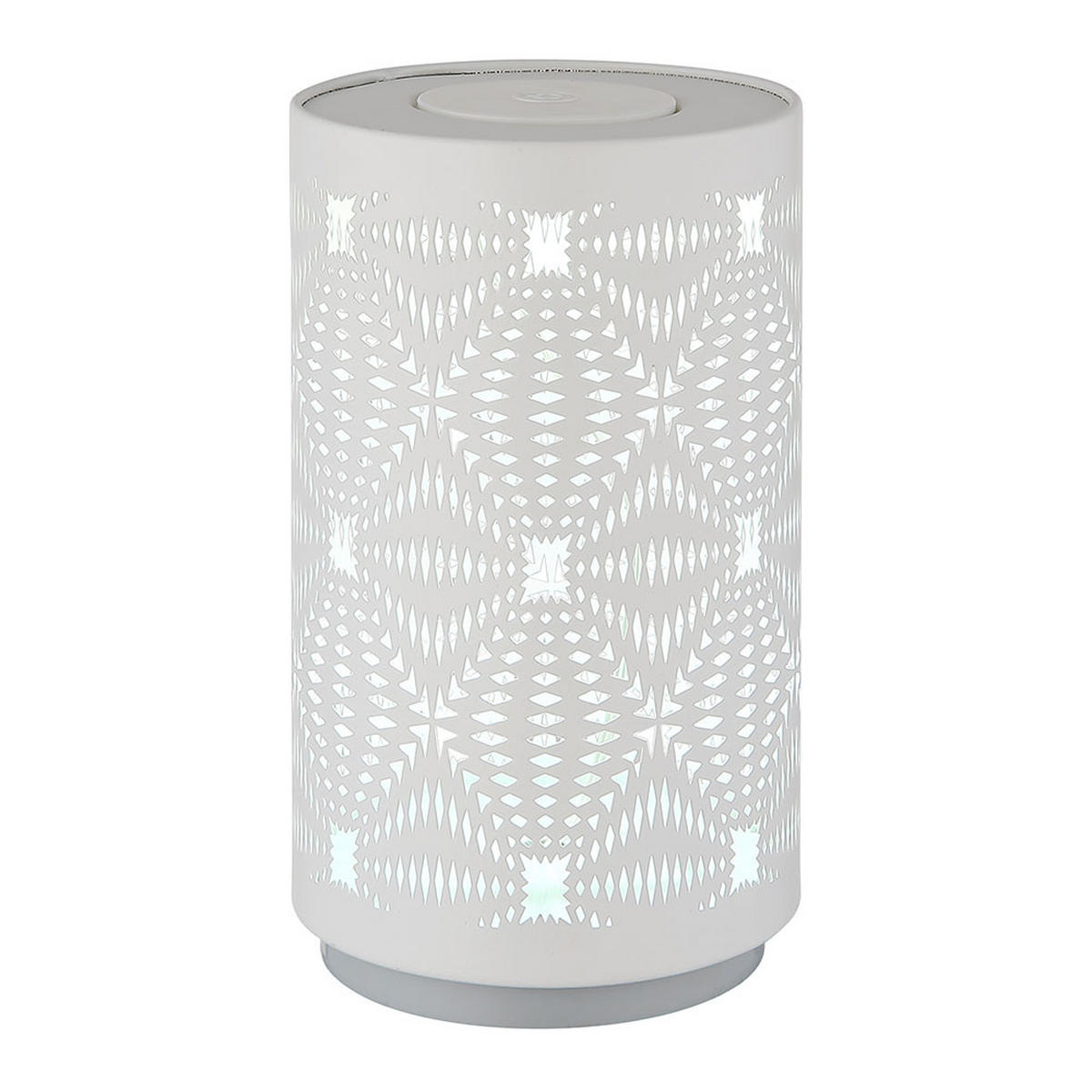 LED TISCHLEUCHTE Weiß 2er Set - Weiß, Metall (8/8/14cm) - Globo Lighting