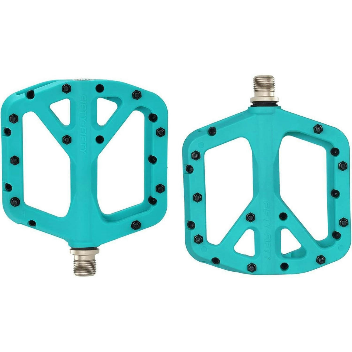 FAHRRADPEDALE Nylon Composite Türkis - Türkis, Kunststoff (10.4/1.5/10.6cm)