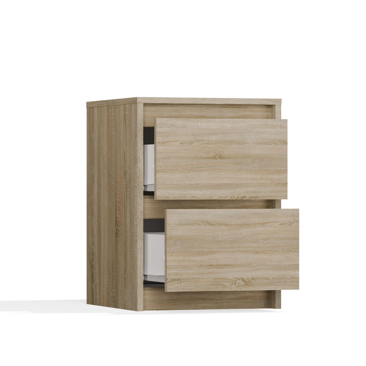 NACHTTISCH KARO K2 - EICHE SONOMA - Sonoma Eiche, Holzwerkstoff (40/55/43cm) - CDF