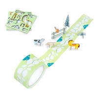 DEKO-KLEBEBAND Tape Gallery - My first Farm, Bauernhof Bastelset, Pappe, 20 m - Multicolor, Papier (200/1/5cm) - Donkey Products