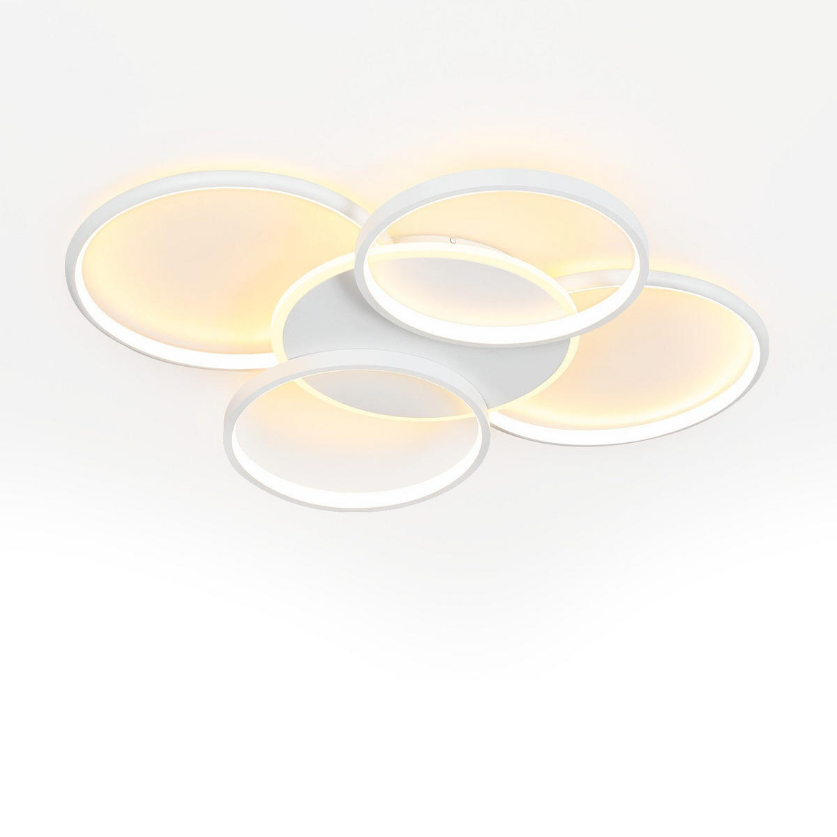 LED-DECKENLEUCHTE Marden 67/55.5/6 cm - Weiß, Metall (55.5/67/6cm) - Nettlife