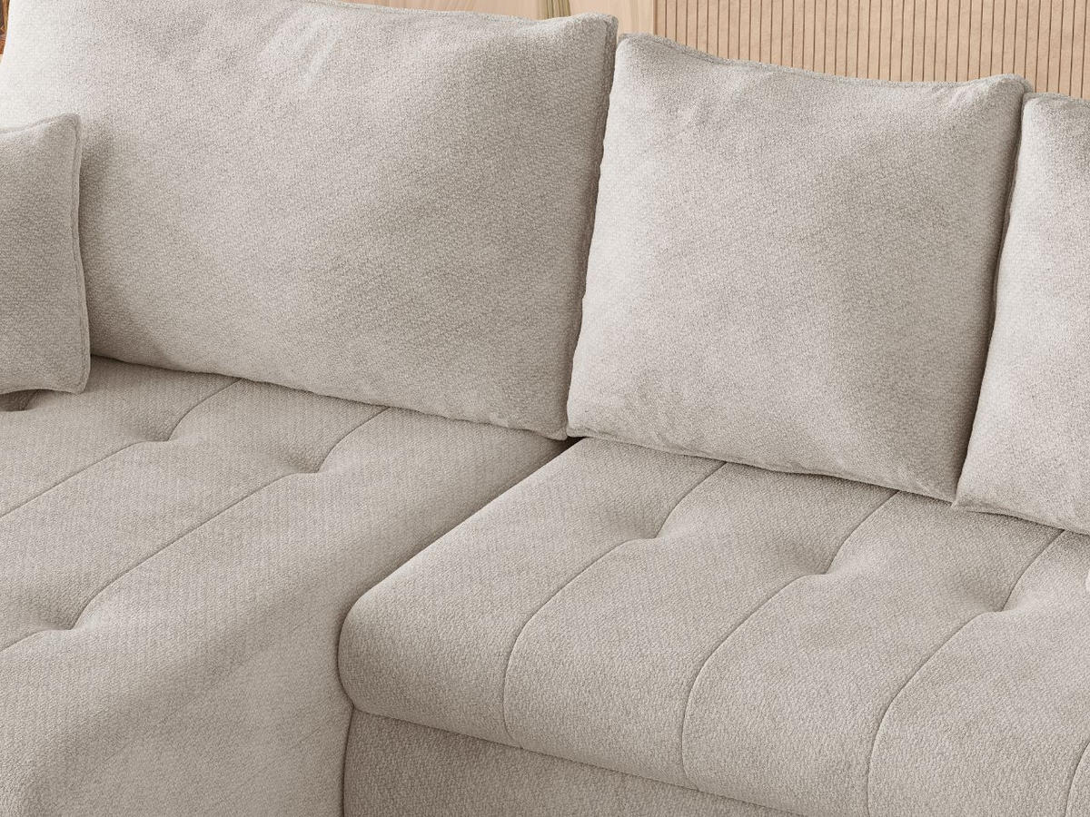 ECKSOFA Lino Hellgrau - Hellgrau/Schwarz, Holz/Kunststoff (270/172cm) - Graingold