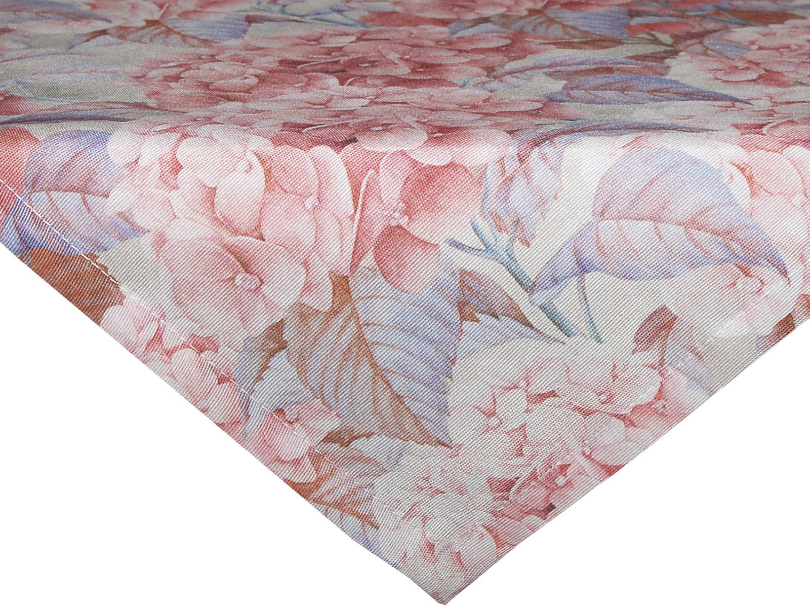 MITTELDECKE Hortensie flieder-mauve Mischgewebe 80/80 cm - Flieder/Mauve, Textil (80/80cm) - beties Heimtextil