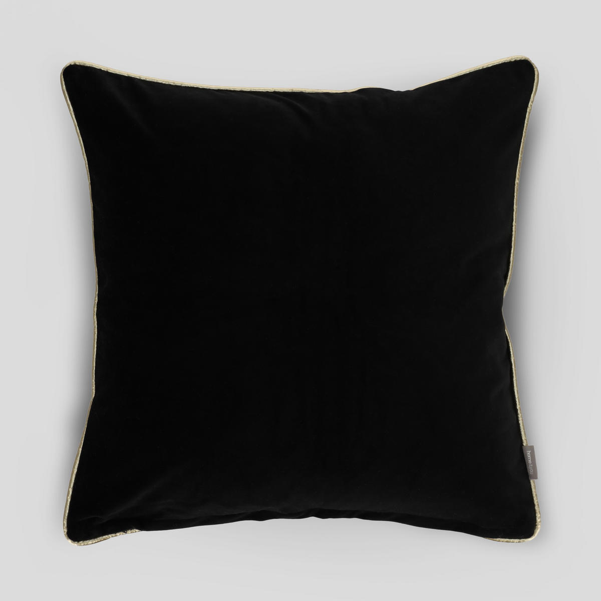 BESTICKTER KISSENBEZUG Beliamo - Schwarz, Textil (45/45cm) - home&you