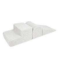 SCHAUMSTOFF-BAUSTEINE für Kinder, Bearly, Weiß - Weiß Hochglanz, Textil (45/30/145cm) - MeowBaby