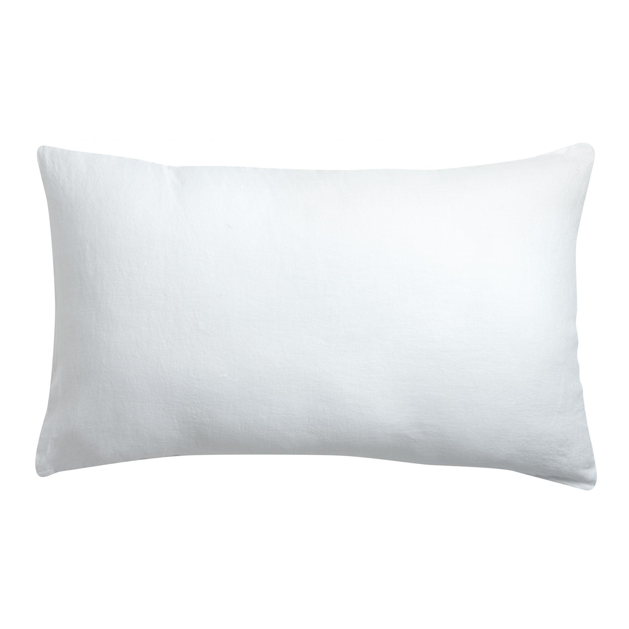 KISSENBEZUG Kala weiß 50 x 75 cm - Weiß, Textil (50/75cm) - Vivaraise