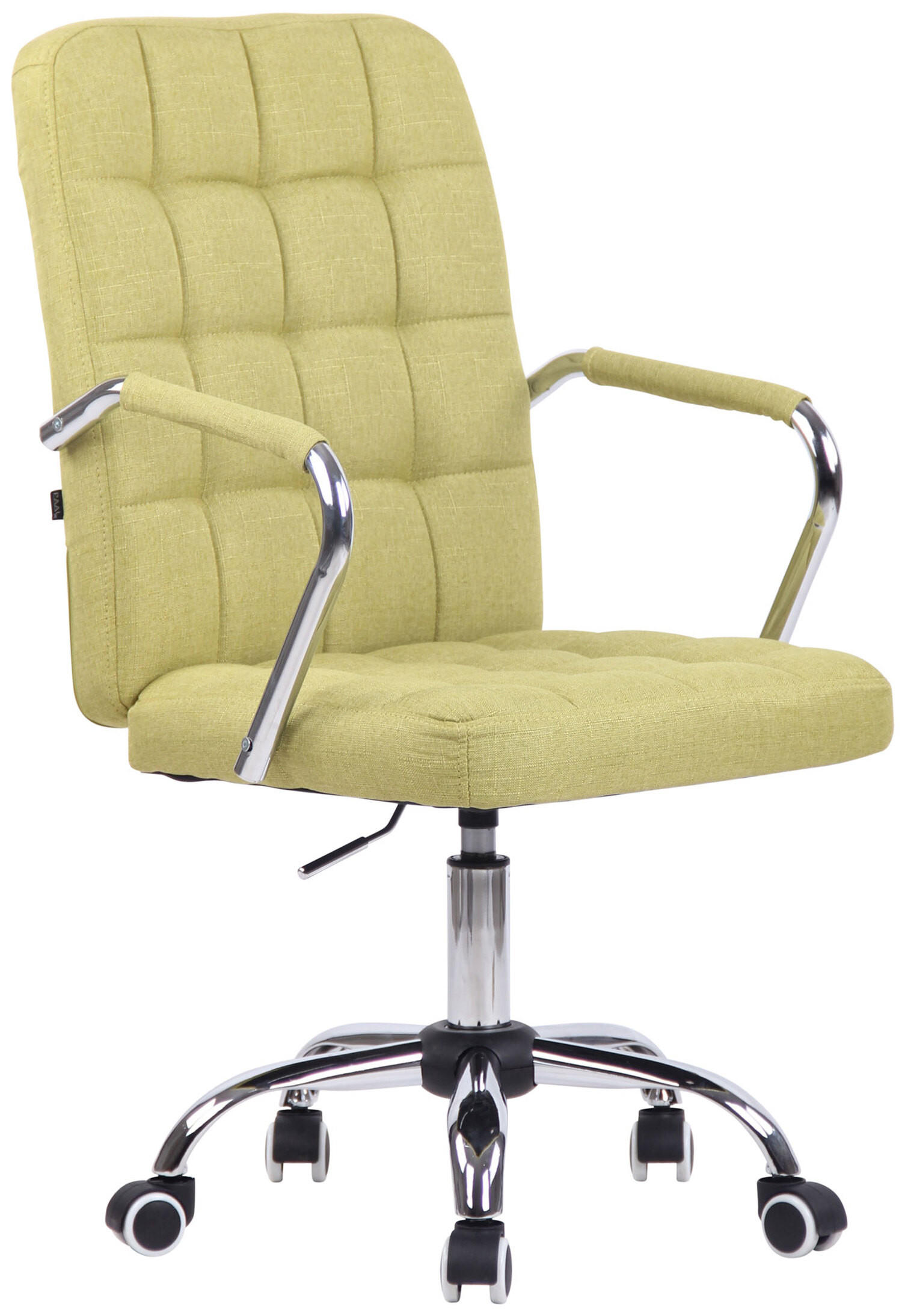 BÜROSTUHL Tenor, Stoff Grün - Grün, Textil/Metall (56/108/60cm) - TPFLiving