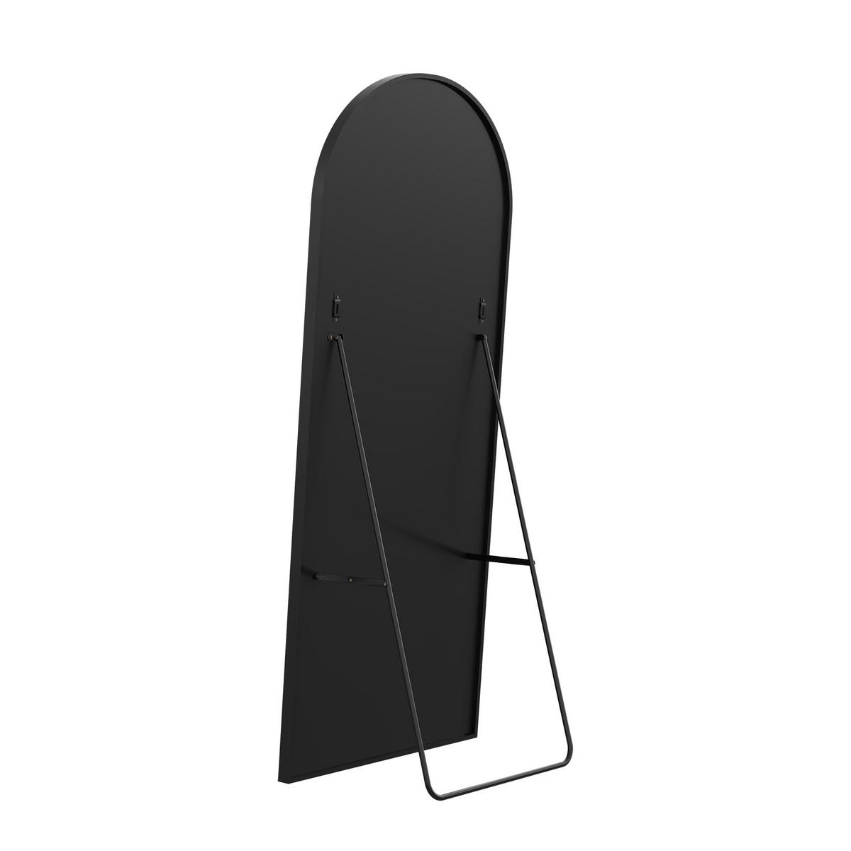 GANZKÖRPERSPIEGEL 164x54cm Modernes Design - Schwarz, Metall (4/170/57cm) - PARAFTA HOME