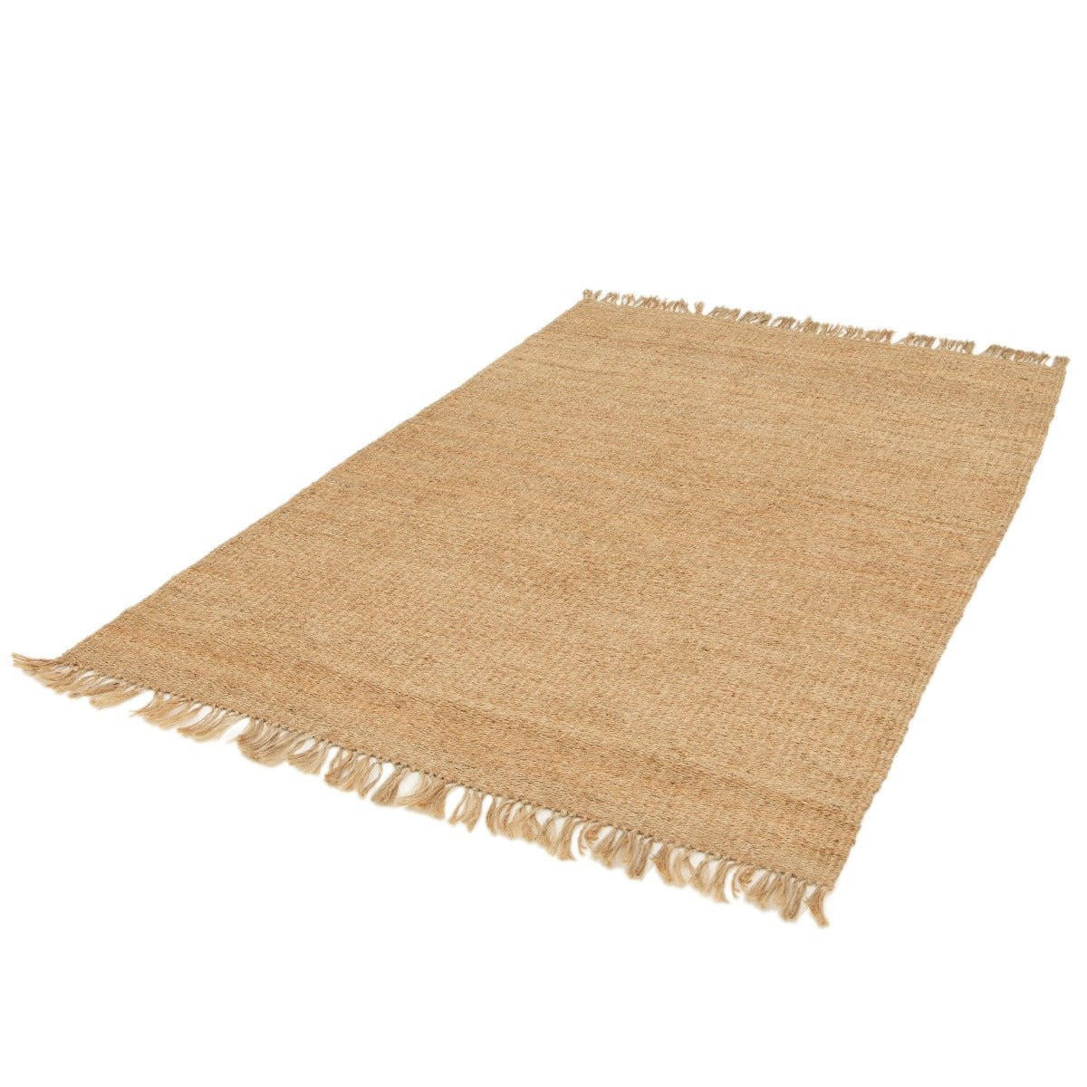 TEPPICH wendbar Jute hochwertig beige - Beige, Naturmaterialien (120/170cm) - AFK Living